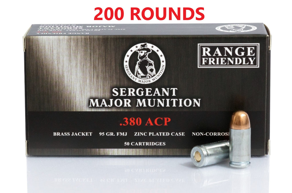 松茸 380g Fall SALE!!! Sergeant Major Munition .380 95gr FMJ((Brass
