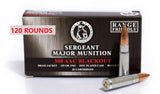 120 ROUNDS 300 AAC BLACKOUT 125 GR FMJ ZINC PLATED STEEL